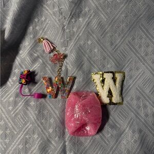 Pink and Gold Stanley accessories